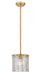 Z-Lite Canada - One Light Pendant - Glacier - Modern Gold- Union Lighting Luminaires Decor