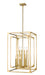 Z-Lite Canada - 12 Light Chandelier - Easton - Rubbed Brass- Union Lighting Luminaires Decor