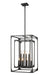 Z-Lite Canada - Eight Light Chandelier - Easton - Matte Black- Union Lighting Luminaires Decor