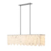Z-Lite Canada - Five Light Linear Chandelier - Viviana - Polished Nickel- Union Lighting Luminaires Decor