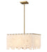 Z-Lite Canada - Eight Light Chandelier - Viviana - Rubbed Brass- Union Lighting Luminaires Decor