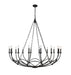 Z-Lite Canada - 16 Light Chandelier - Arabella - Matte Black- Union Lighting Luminaires Decor