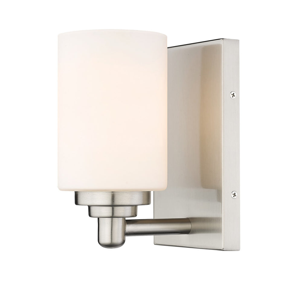 Z-Lite Canada - One Light Wall Sconce - Soledad - Brushed Nickel- Union Lighting Luminaires Decor