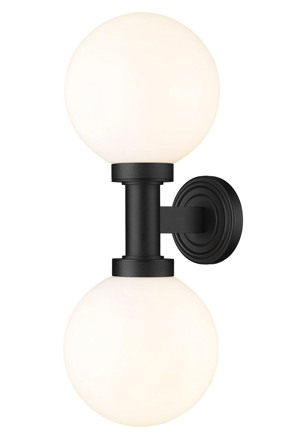 Z-Lite Canada - Two Light Outdoor Wall Sconce - Laurent - Black- Union Lighting Luminaires Decor