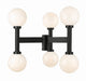 Z-Lite Canada - Six Light Outdoor Post Mount Fixture - Laurent - Black- Union Lighting Luminaires Decor