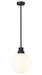 Z-Lite Canada - One Light Outdoor Pendant - Laurent - Black- Union Lighting Luminaires Decor