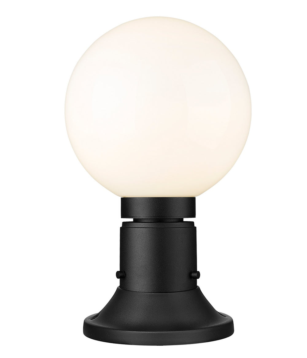 Z-Lite Canada - One Light Outdoor Pier Mounted Fixture - Laurent - Black- Union Lighting Luminaires Decor