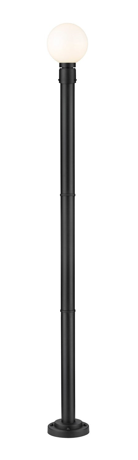 Z-Lite Canada - One Light Outdoor Post Mounted Fixture - Laurent - Black- Union Lighting Luminaires Decor