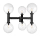 Z-Lite Canada - Six Light Outdoor Post Mount Fixture - Laurent - Black- Union Lighting Luminaires Decor