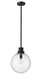 Z-Lite Canada - One Light Outdoor Pendant - Laurent - Black- Union Lighting Luminaires Decor