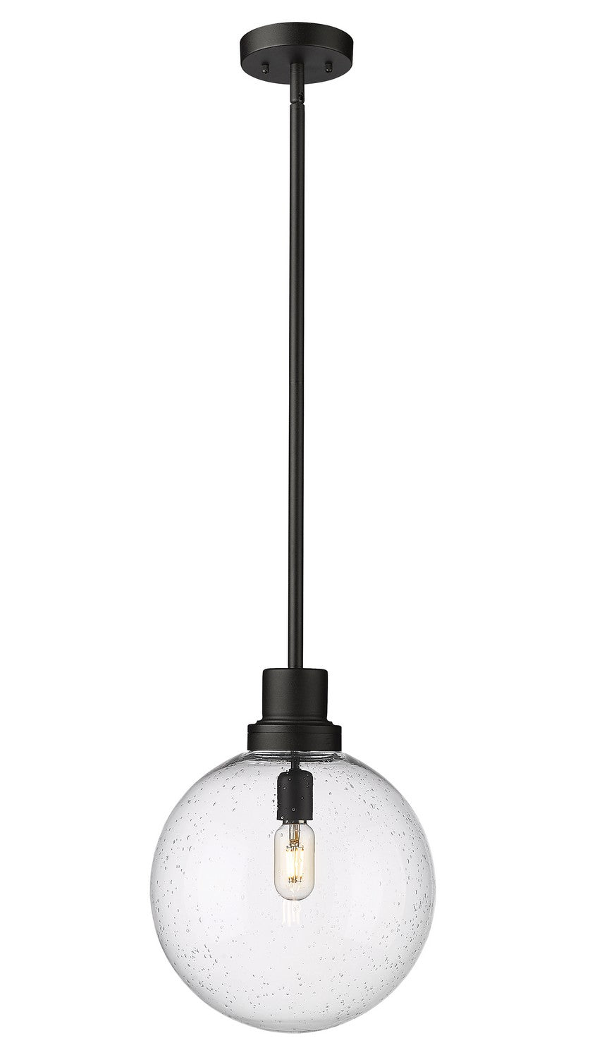 Z-Lite Canada - One Light Outdoor Pendant - Laurent - Black- Union Lighting Luminaires Decor