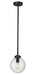 Z-Lite Canada - One Light Outdoor Pendant - Laurent - Black- Union Lighting Luminaires Decor