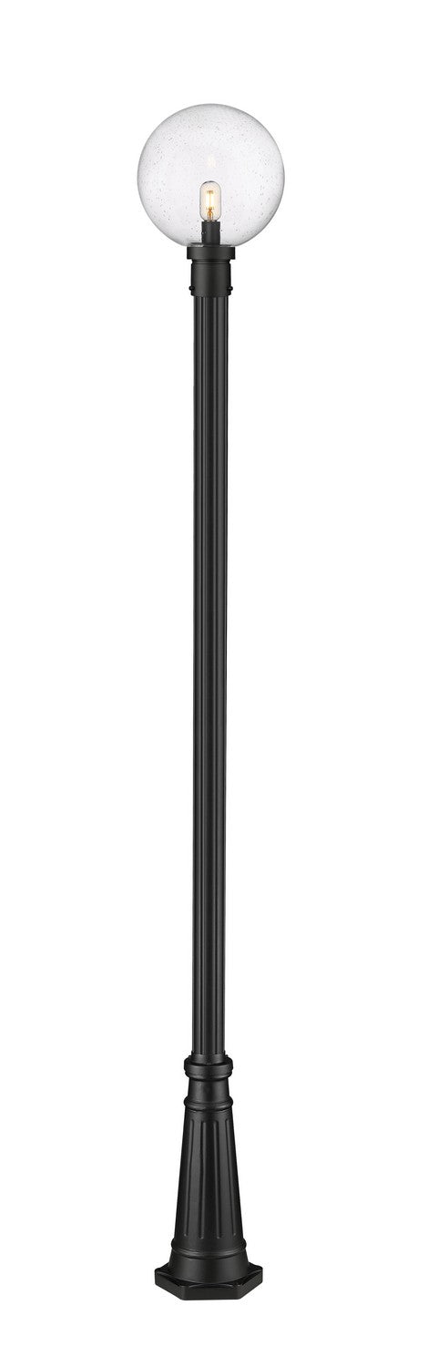 Z-Lite Canada - One Light Outdoor Post Mounted Fixture - Laurent - Black- Union Lighting Luminaires Decor