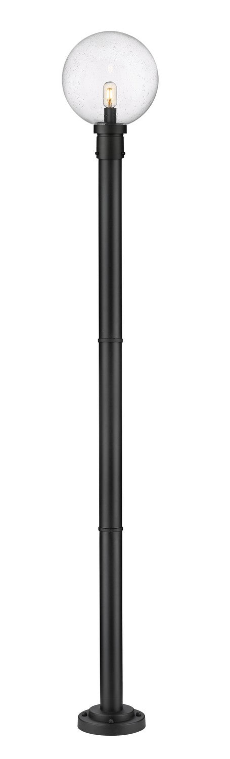 Z-Lite Canada - One Light Outdoor Post Mounted Fixture - Laurent - Black- Union Lighting Luminaires Decor