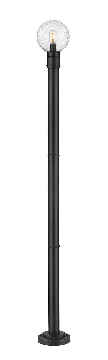 Z-Lite Canada - One Light Outdoor Post Mounted Fixture - Laurent - Black- Union Lighting Luminaires Decor