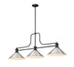 Z-Lite Canada - Three Light Billiard - Melange - Matte Black- Union Lighting Luminaires Decor