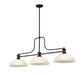 Z-Lite Canada - Three Light Billiard - Melange - Matte Black- Union Lighting Luminaires Decor