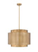 Z-Lite Canada - Four Light Chandelier - Harlech - Rubbed Brass- Union Lighting Luminaires Decor