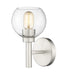 Z-Lite Canada - One Light Wall Sconce - Sutton - Brushed Nickel- Union Lighting Luminaires Decor