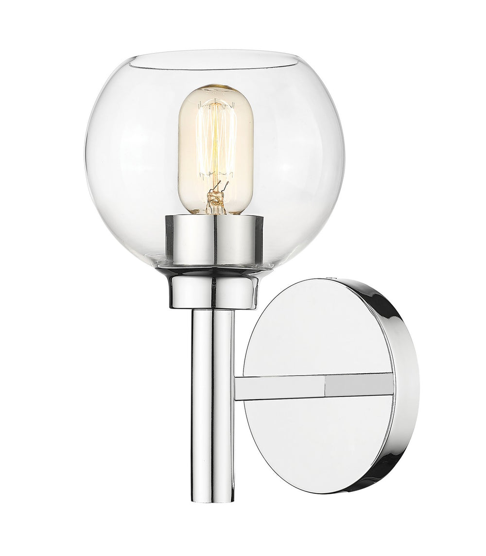 Z-Lite Canada - One Light Wall Sconce - Sutton - Chrome- Union Lighting Luminaires Decor
