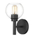 Z-Lite Canada - One Light Wall Sconce - Sutton - Matte Black- Union Lighting Luminaires Decor
