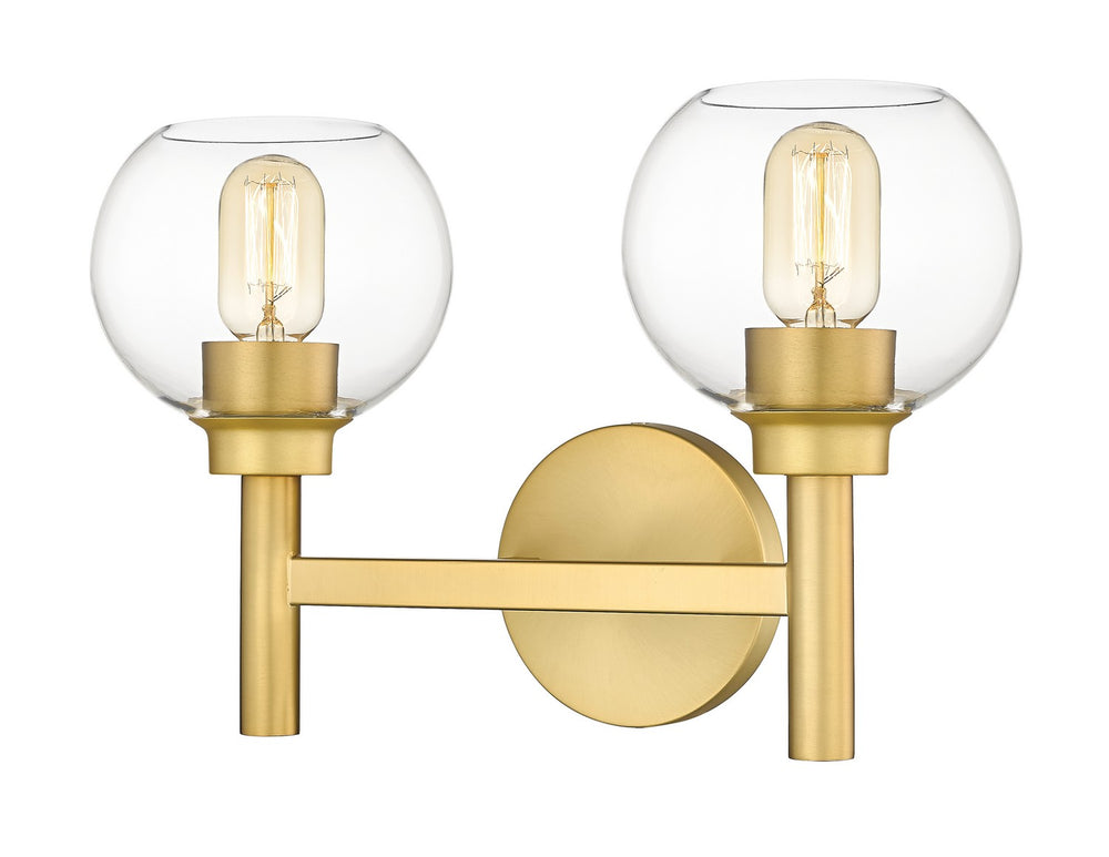 Z-Lite Canada - Two Light Vanity - Sutton - Brushed Gold- Union Lighting Luminaires Decor