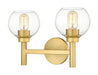 Z-Lite Canada - Two Light Vanity - Sutton - Brushed Gold- Union Lighting Luminaires Decor