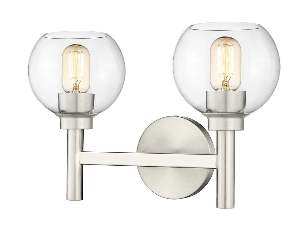 Z-Lite Canada - Two Light Vanity - Sutton - Brushed Nickel- Union Lighting Luminaires Decor