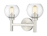 Z-Lite Canada - Two Light Vanity - Sutton - Brushed Nickel- Union Lighting Luminaires Decor