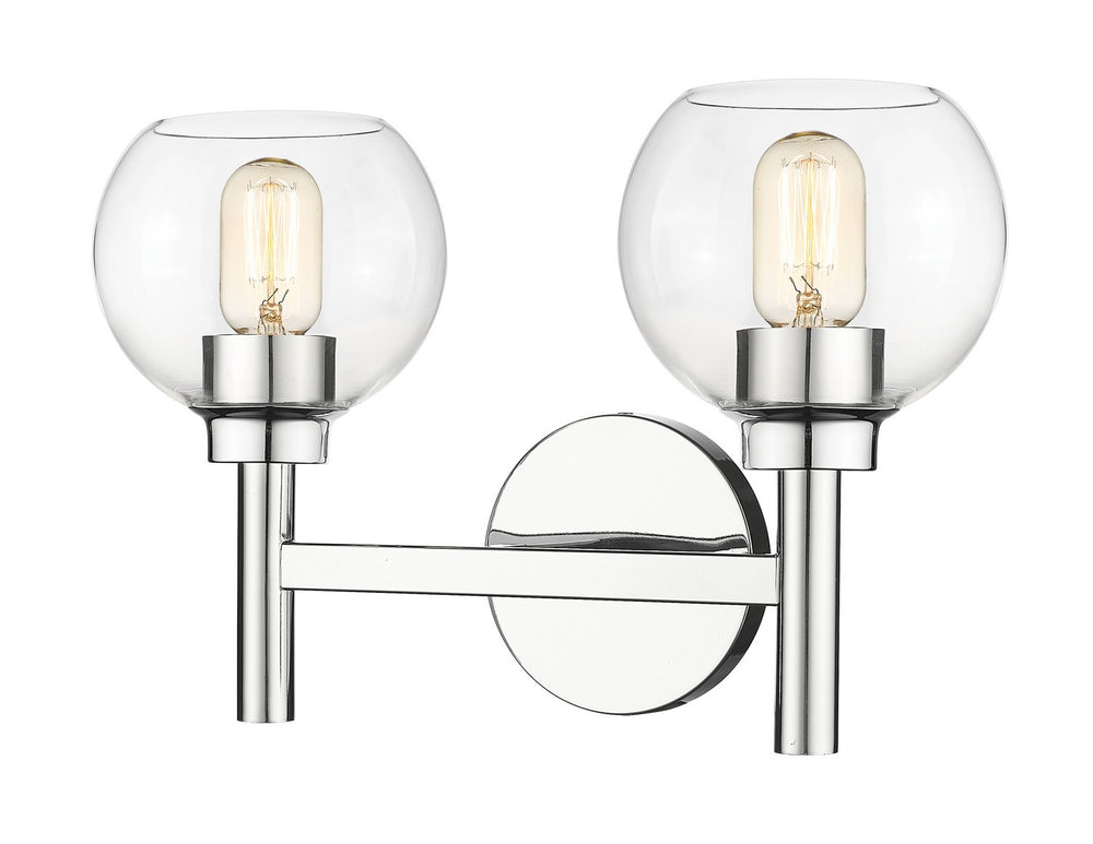 Z-Lite Canada - Two Light Vanity - Sutton - Chrome- Union Lighting Luminaires Decor