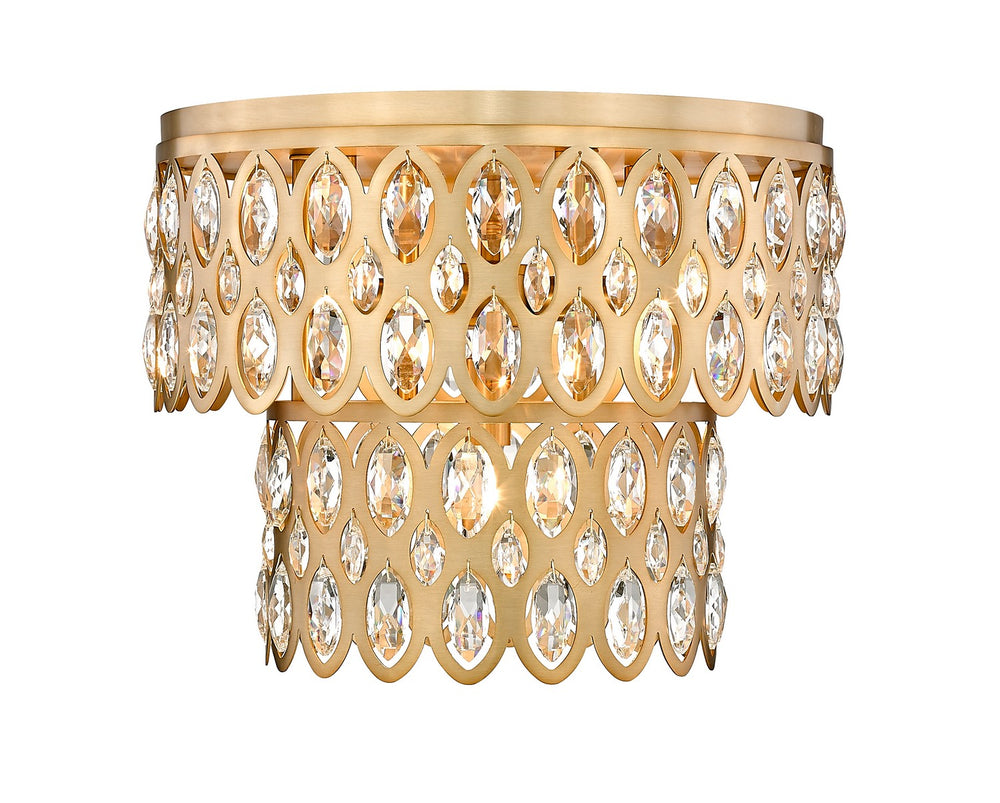 Z-Lite Canada - Five Light Flush Mount - Dealey - Heirloom Brass- Union Lighting Luminaires Decor