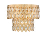 Z-Lite Canada - Five Light Flush Mount - Dealey - Heirloom Brass- Union Lighting Luminaires Decor