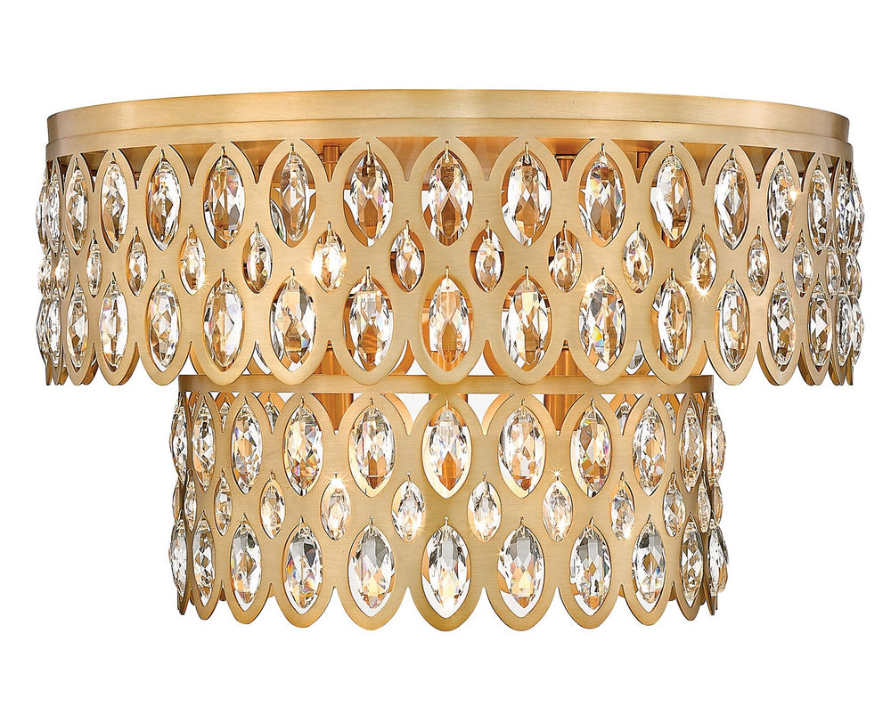 Z-Lite Canada - Nine Light Flush Mount - Dealey - Heirloom Brass- Union Lighting Luminaires Decor