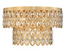Z-Lite Canada - Nine Light Flush Mount - Dealey - Heirloom Brass- Union Lighting Luminaires Decor
