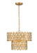 Z-Lite Canada - Five Light Pendant - Dealey - Heirloom Brass- Union Lighting Luminaires Decor