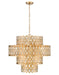 Z-Lite Canada - 13 Light Chandelier - Dealey - Heirloom Brass- Union Lighting Luminaires Decor