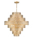 Z-Lite Canada - 25 Light Chandelier - Dealey - Heirloom Brass- Union Lighting Luminaires Decor