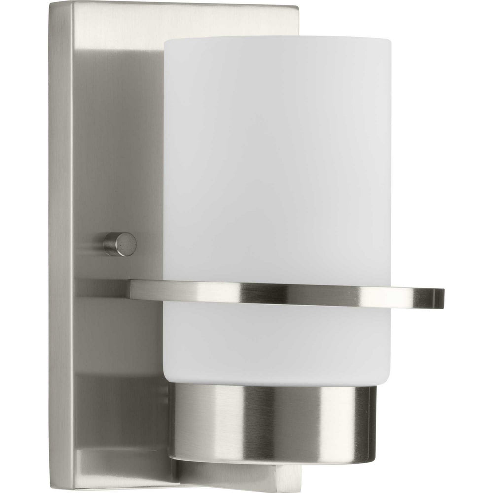 Progress Canada - One Light Vanity - Reiss - Brushed Nickel- Union Lighting Luminaires Decor