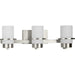 Progress Canada - Three Light Vanity - Reiss - Brushed Nickel- Union Lighting Luminaires Decor