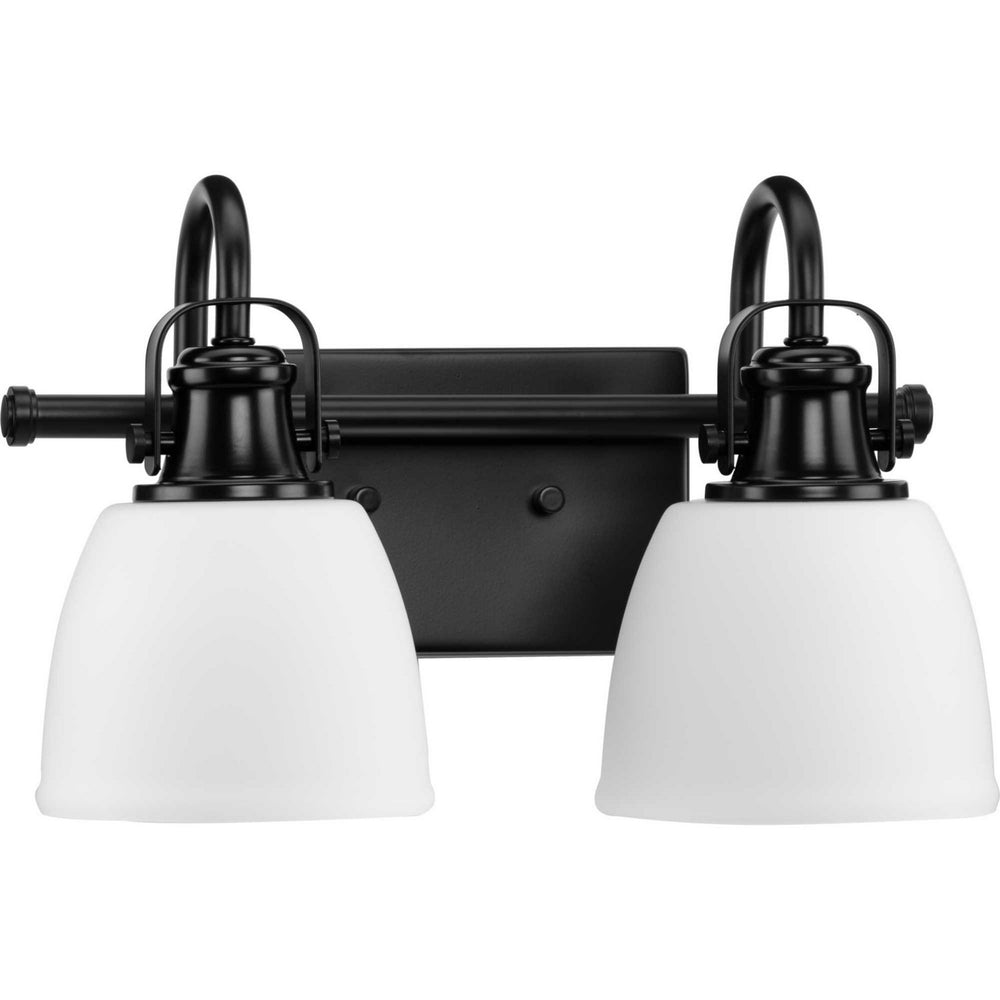 Progress Canada - Two Light Vanity - Preston - Matte Black- Union Lighting Luminaires Decor