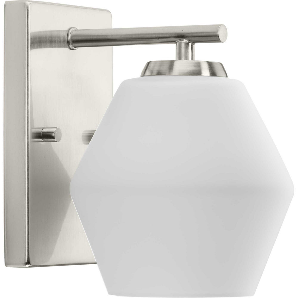 Progress Canada - One Light Bath and Vanity Light - Copeland - Brushed Nickel- Union Lighting Luminaires Decor