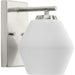 Progress Canada - One Light Bath and Vanity Light - Copeland - Brushed Nickel- Union Lighting Luminaires Decor