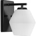 Progress Canada - One Light Bath and Vanity Light - Copeland - Matte Black- Union Lighting Luminaires Decor