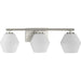 Progress Canada - Three Light Vanity - Copeland - Brushed Nickel- Union Lighting Luminaires Decor