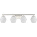 Progress Canada - Four Light Vanity - Copeland - Brushed Nickel- Union Lighting Luminaires Decor