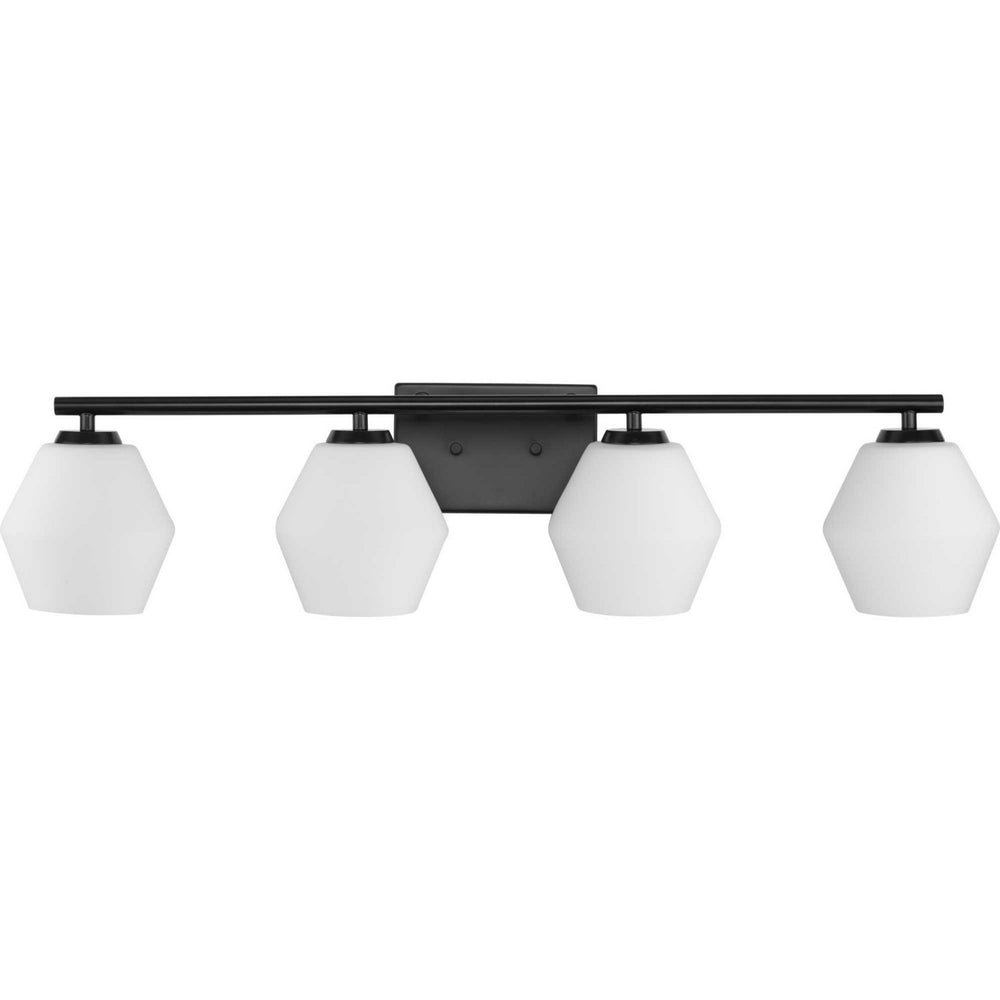 Progress Canada - Four Light Vanity - Copeland - Matte Black- Union Lighting Luminaires Decor
