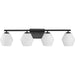 Progress Canada - Four Light Vanity - Copeland - Matte Black- Union Lighting Luminaires Decor