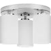 Progress Canada - Three Light Flush Mount - Cofield - Polished Chrome- Union Lighting Luminaires Decor