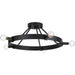Progress Canada - Five Light Semi Flush Mount - Breckenridge - Matte Black- Union Lighting Luminaires Decor