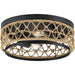 Progress Canada - Two Light Flush Mount - Chandra - Matte Black- Union Lighting Luminaires Decor